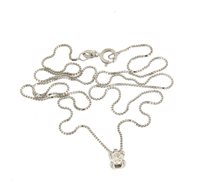 Collana Soranzo Gioielli Donna Punto Luce in Oro bianco Diamante 0.22 Ct AM10130988 - AM10130988
